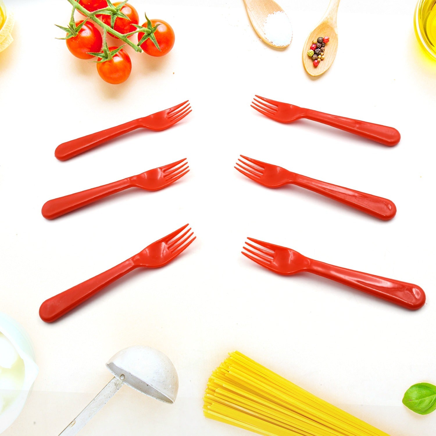 5968 Plastic Fork Spoon, Fork Spoon Set, Fruit Fork Spoon Set | Baby Fork Spoon/Vegetable Fork Spoon, Plastic Salad Spoon, Dessert Spoon (6pc set) 5968 Plastic Fork Spoon, Fork Spoon Set, Fruit Fork Spoon Set | Baby Fork Spoon/Vegetable Fork Spoon, Plastic Salad Spoon, Dessert Spoon (6pc set)